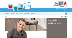 Desktop Screenshot of jaeger-haustechnik.de
